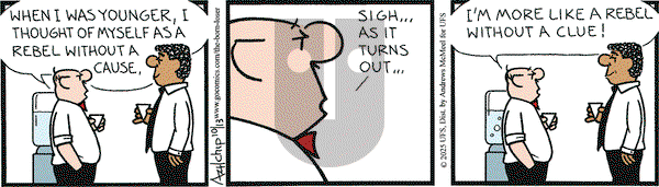 The Born Loser on Monday October 13, 2025 Comic Strip