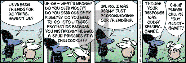 DeFlocked on Saturday April 5, 2025 Comic Strip