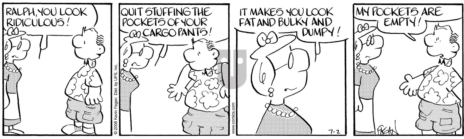 Drabble - Wednesday July 2, 2008 Comic Strip
