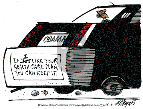 Henry Payne - Monday November 4, 2013 Comic Strip
