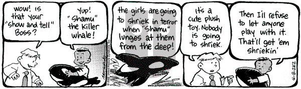 JumpStart on Monday April 8, 2002 Comic Strip