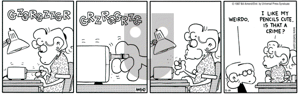 FoxTrot on Saturday May 10, 1997 Comic Strip