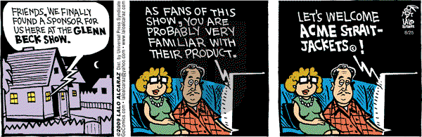 La Cucaracha on Tuesday August 25, 2009 Comic Strip