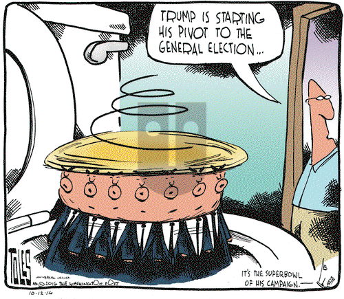 Tom Toles on Wednesday October 12, 2016 Comic Strip