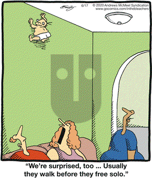 In the Bleachers on Wednesday June 17, 2020 Comic Strip