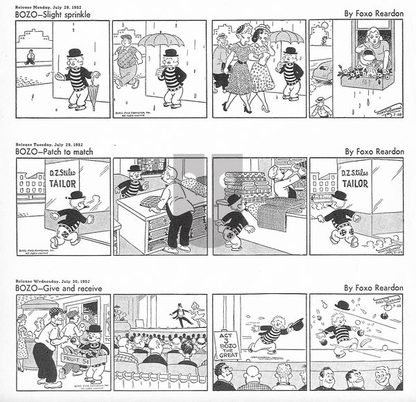 Bozo on Thursday April 3, 2025 Comic Strip