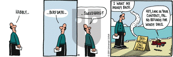 Overboard on Tuesday July 5, 2011 Comic Strip