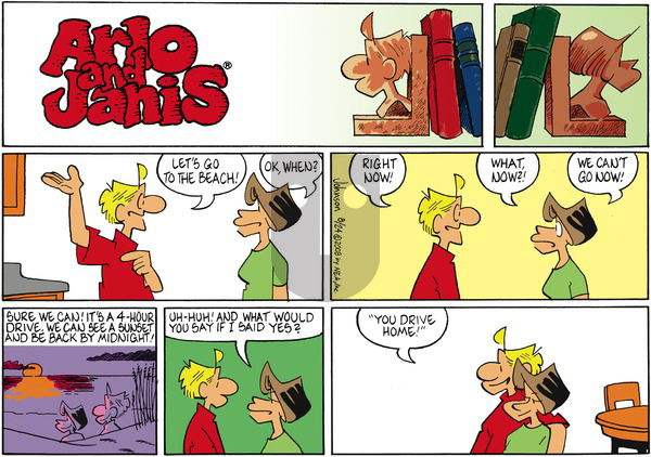 Arlo and Janis on Sunday August 24, 2008 Comic Strip