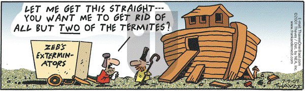 Frank and Ernest on Thursday July 9, 2009 Comic Strip