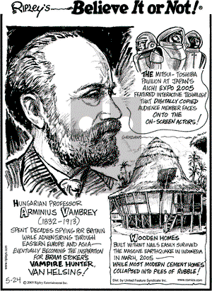 Ripley's Believe It or Not on Tuesday May 24, 2005 Comic Strip