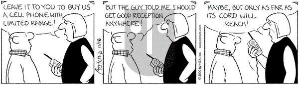 The Born Loser on Saturday November 18, 2000 Comic Strip