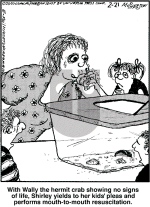 Close to Home on Wednesday February 21, 2007 Comic Strip