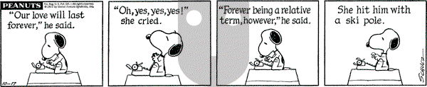 Peanuts - Wednesday October 17, 1973 Comic Strip