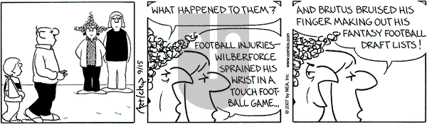 The Born Loser on Saturday September 15, 2007 Comic Strip