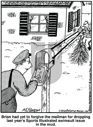 Close to Home on Tuesday January 10, 2006 Comic Strip