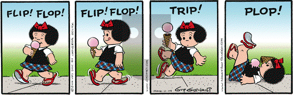 Nancy on Wednesday June 11, 2014 Comic Strip