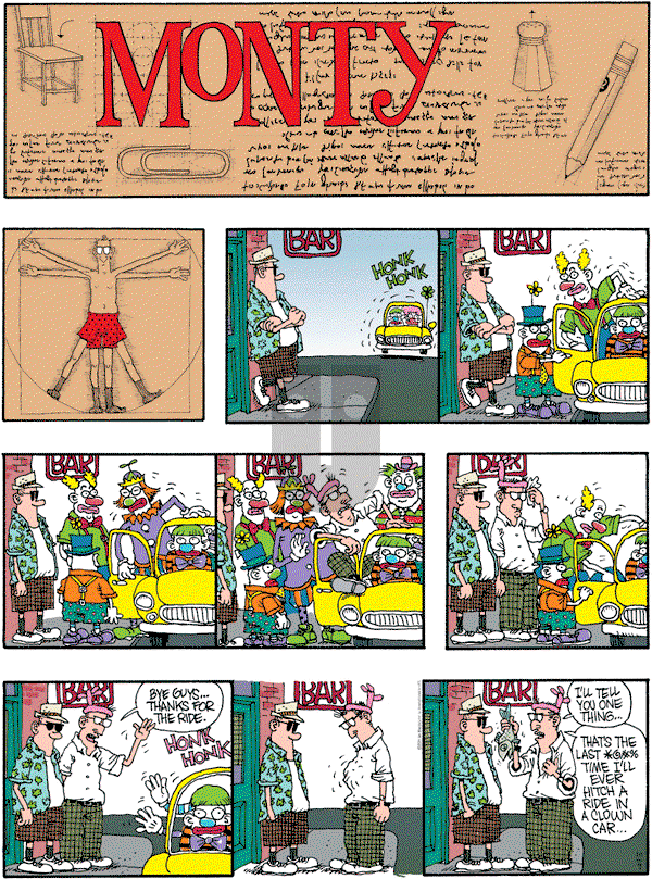 Monty on Sunday October 9, 2011 Comic Strip