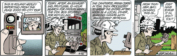 Doonesbury on Thursday July 11, 2002 Comic Strip