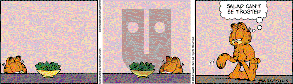 Garfield on Saturday November 15, 2014 Comic Strip