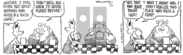 The Grizzwells on Tuesday March 17, 1998 Comic Strip
