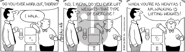 The Born Loser on Wednesday June 6, 2001 Comic Strip