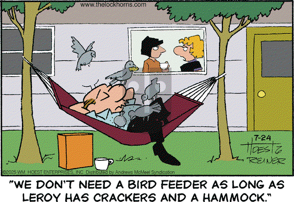 The Lockhorns on Thursday July 24, 2025 Comic Strip