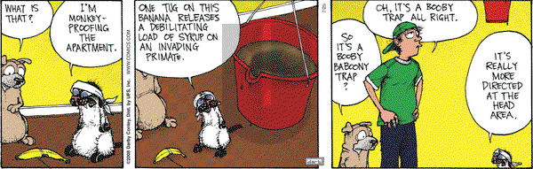 Get Fuzzy on Friday July 25, 2008 Comic Strip