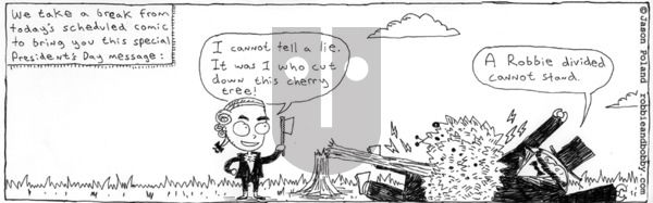 Robbie and Bobby - Thursday November 30, 2023 Comic Strip