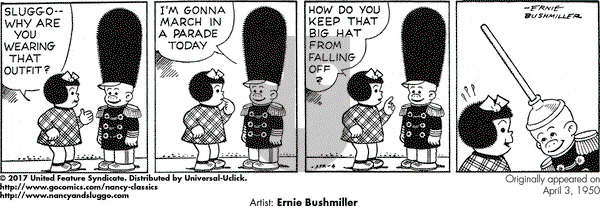 Nancy Classics on Monday April 3, 2017 Comic Strip