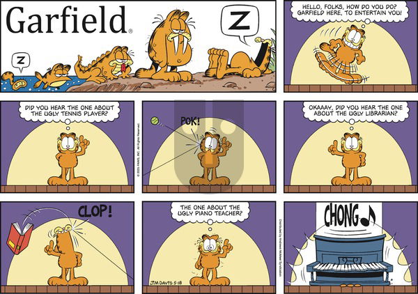 Garfield on Sunday May 18, 2025 Comic Strip