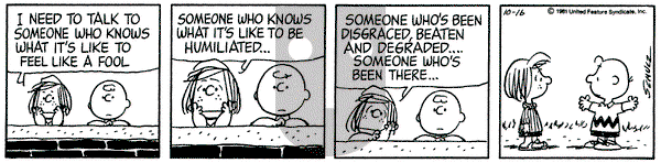 Peanuts on Friday October 16, 1981 Comic Strip