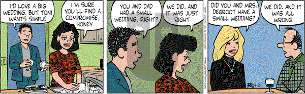 Luann on Thursday April 3, 2014 Comic Strip