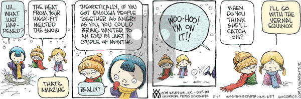 Non Sequitur on Wednesday February 11, 2009 Comic Strip