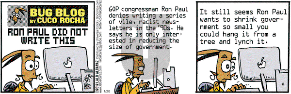 La Cucaracha - Friday January 20, 2012 Comic Strip