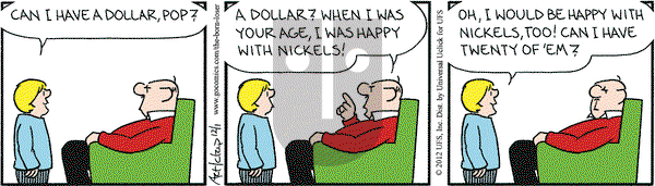 The Born Loser on Saturday December 1, 2012 Comic Strip