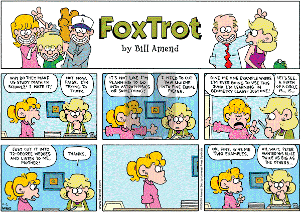 FoxTrot on Sunday November 2, 2008 Comic Strip