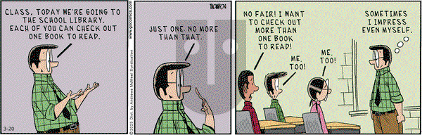 Grand Avenue on Monday March 20, 2023 Comic Strip