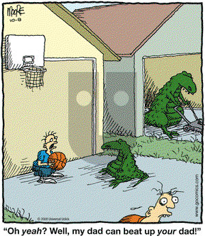 In the Bleachers on Thursday October 8, 2009 Comic Strip