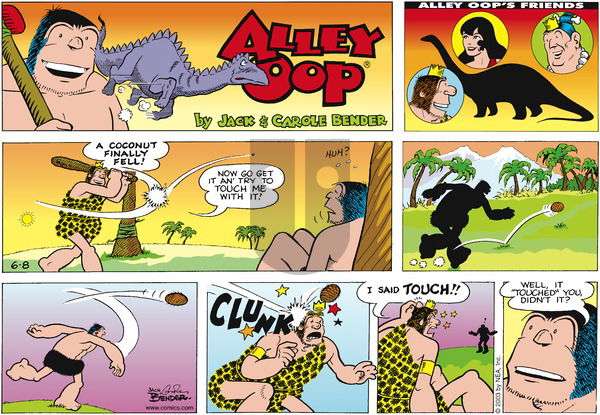 Alley Oop on Sunday June 8, 2003 Comic Strip