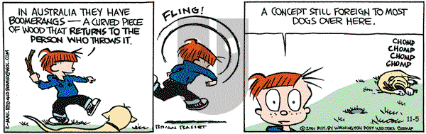 Red and Rover on Monday November 5, 2001 Comic Strip