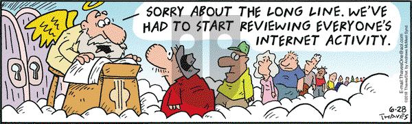 Frank and Ernest on Thursday June 28, 2018 Comic Strip
