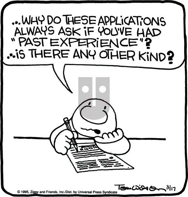 Ziggy - Friday March 17, 1995 Comic Strip