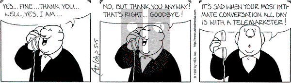 The Born Loser on Thursday May 15, 1997 Comic Strip