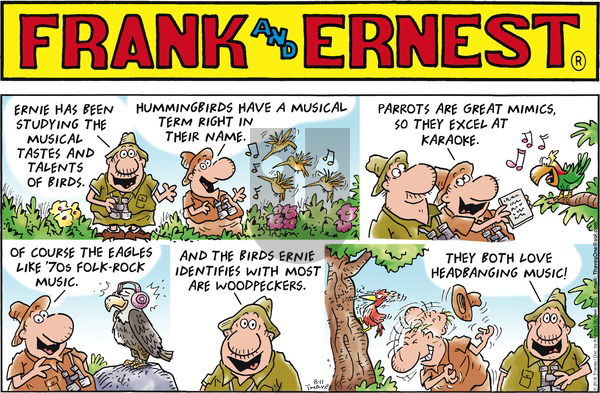 Frank and Ernest on Sunday August 11, 2019 Comic Strip