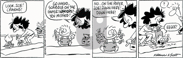 Baby Blues on Saturday March 27, 1993 Comic Strip