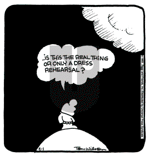 Ziggy on Wednesday April 1, 1992 Comic Strip