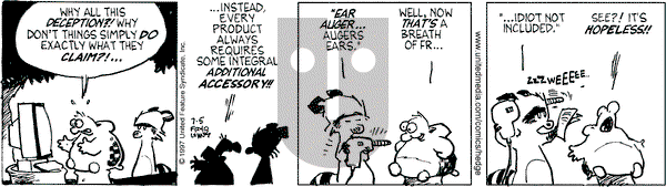 Over the Hedge on Saturday July 5, 1997 Comic Strip