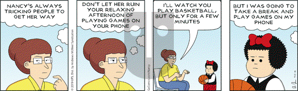 Nancy on Wednesday May 15, 2019 Comic Strip