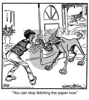 Marmaduke on Monday October 29, 2007 Comic Strip
