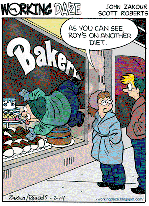 Working Daze on Tuesday February 24, 2009 Comic Strip